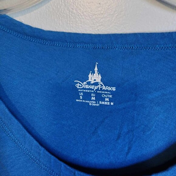 EUC Disney Parks Stitch Tropical Shirt with waist tie - Picture 2 of 5